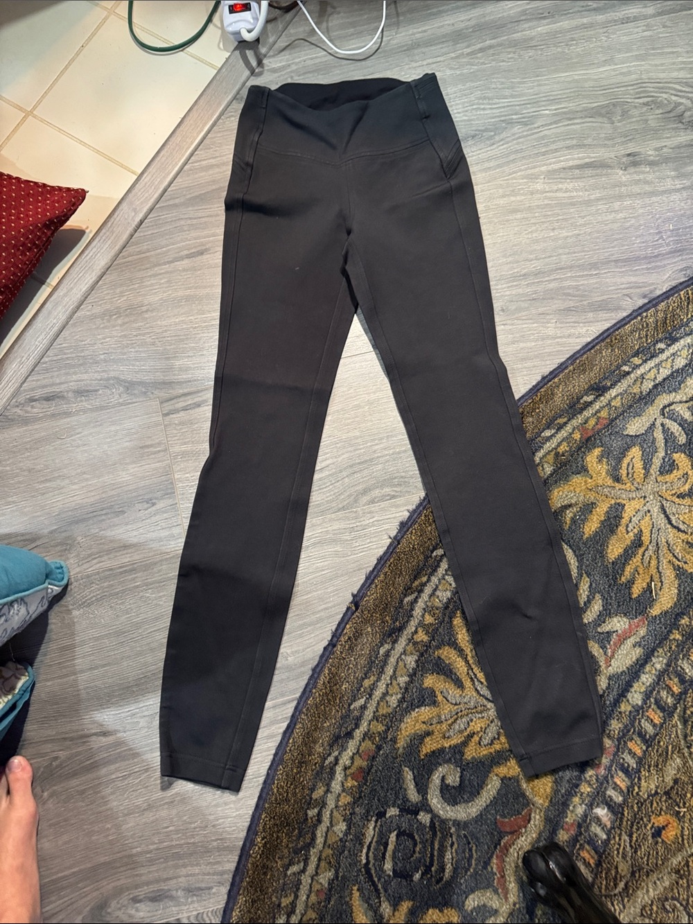 lululemon athletica Black Seam-Detail High-Rise Leggings